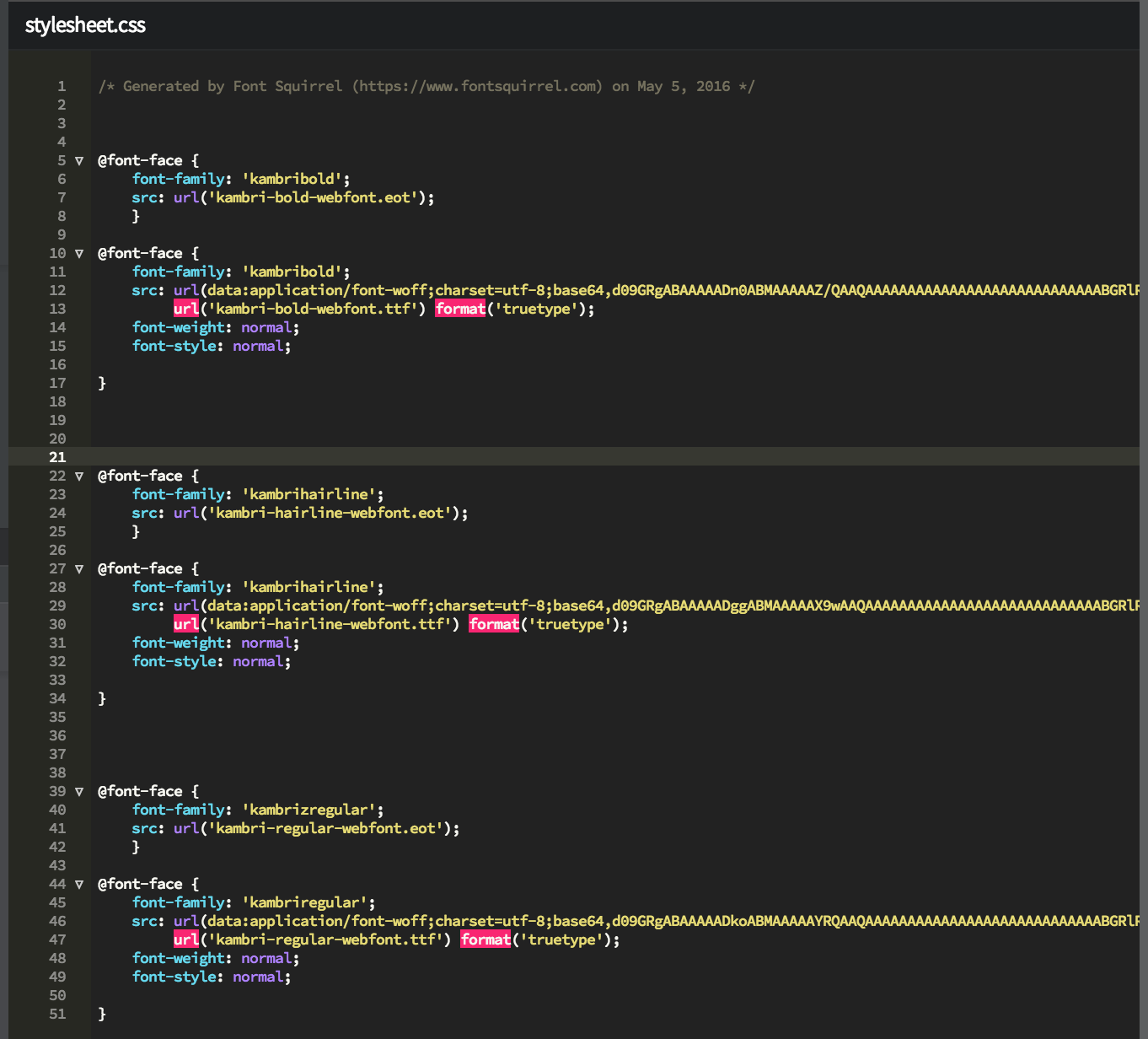 About Webfonts